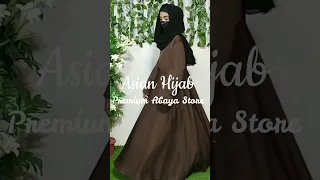 Pleated Big Flare Abaya collection at asianhijab.com #abaya #shortsfeed #shorts
