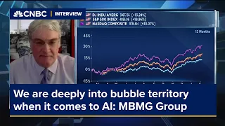 We are deeply into bubble territory when it comes to AI: MBMG Group