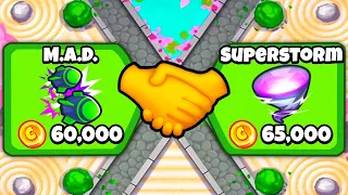 It's funny how BROKEN this tower combination is... (Bloons TD Battles 2)