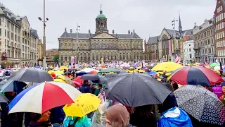 Coronaprotest Amsterdam,       3 Oktober '21