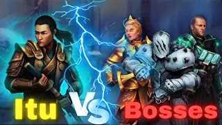 Itu vs All bosses Fight in SF4 🔥 || itu in Story Mode ⏳ || Shadow Fight 4 Arena