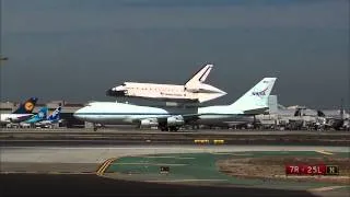 Space Shuttle Endeavour Lands in Los Angeles