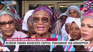 First Lady Oluremi Tinubu  Advocates Capital Punishment For Kidnappers