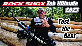 Neu!!! | Rock Shox Zeb Ultimate 2023 | Test-Downhill, Trail, Bikepark | Lohnt der Umstieg?