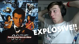 TOMORROW NEVER DIES (1997) was WILD! - Movie Reaction - FIRST TIME WATCHING