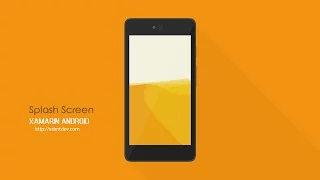 Xamarin Android Tutorial - Splash Screen