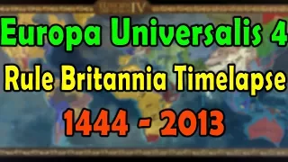 Europa Universalis 4 Rule Britannia DLC Timelapse 1444-2013