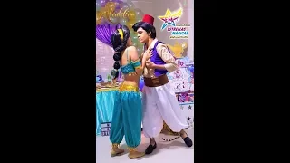 Show Infantil Aladdín y la Princesa Jasmín con Estrellas Mágicas - Mágicamente Divertido!!!