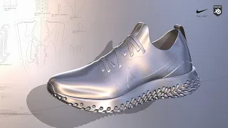 Nike Epic React 3d parametric sole study use grasshopper (not official)