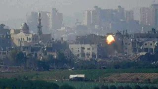 Israeli artillery fire on a position in the Gaza Strip | AFP