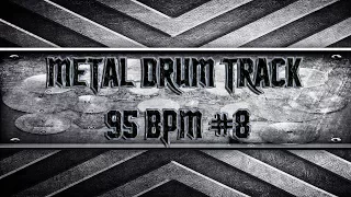 Groovy Metal Drum Track 95 BPM (HQ,HD)