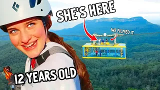 OUR DAUGHTER CLIMBED OUT OF THE CABLE CAR... (shocking) w/The Norris Nuts