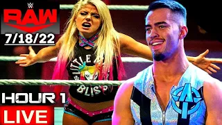 🔴 LIVE: WWE RAW 7/18/22 Hour 1 Reaction w/ BC AMPLIFIED!