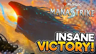 MAGIC: MANASTRIKE | Blue Aethereal Deck Build | INSANE CLOSE WIN!