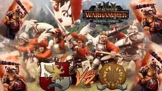 THE OGRE TYRANT MARCHES! Empire vs Ogre Kingdoms - Total War Warhammer 3