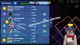 Getting a 900 Winstreak in BedWars!! (Blockman go Adventures)