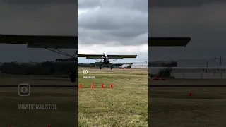 Dan Reynolds landing short in the DR Chinook.  Next STOL event is March 16-18 in Jennings LA