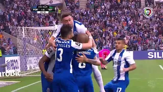 Goal | Golo Marega: FC Porto (1)-0 V. Setúbal (Liga 17/18 #31)