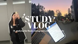 UCLA STUDY VLOG | finals week at ucla, taking notes & lots of productivity ⭐️