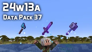 News in Data Pack Version 37 (24w13a): New Item Spawner Entity, Item Component News!