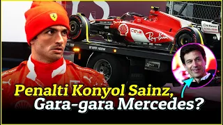 ADA INTERVENSI MERCEDES DI BALIK PENALTI SAINZ? - Memahami Kekonyolan FIA di Las Vegas