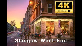 Glasgow West End Walking Tour 2023 In 4K