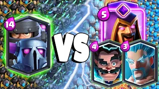 MEGA KNIGHT + PEKKA Vs EVOLVED WIZARD TEAM | 3v2