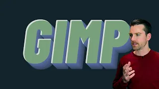 INSANELY SIMPLE 3D Text with a Highlight in GIMP