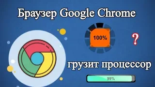 Браузер Google Chrome грузит процессор?