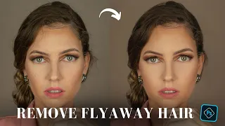 How to Remove Flyaway Hairs in Photoshop 2024 Tutorial