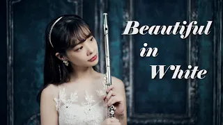 婚禮必聽！卡農 Canon & Beautiful In White｜長笛獨奏、二重奏 樂譜附伴奏｜Lily Flute Cover