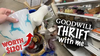 SCORED THIS! When My GOODWILL Cart Was Already Full | Thrift with Me for Ebay | Reselling