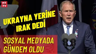 Eski ABD Başkanı Bush'tan "Irak" gafı