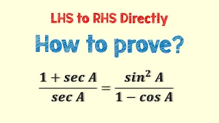 Prove that 1+seca/seca=sin2a/1-cosa