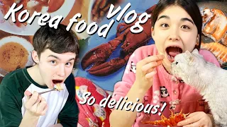 Лобстер по домашнему/Жарим дома мясо как ресторане/KOREA food VLOG