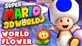 Super Mario 3D World - World Flower 100% (Nintendo Wii U Gameplay Walkthrough)