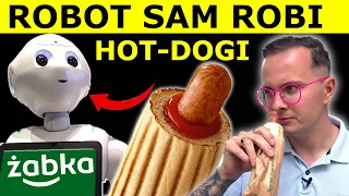 ROBOT Z ŻABKI SAM ROBI HOTDOGI - JAK WYGLĄDA NANOSKLEP ŻABKA?!