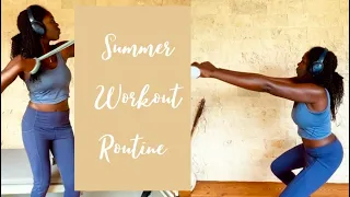 My Summer Afrobeat's Workout Routine | Sculpt Your Body Without Weights | #afrobeat #workout #health