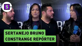 Sertanejo Bruno faz pergunta transfóbica a repórter da RedeTV; 'Me senti invadida', diz Lisa Gomes