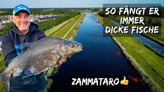 Feederangeln leicht gemacht mit Zammataro 😍 dicke Fische kann er 😉 Angeln wie ein Champion 💪