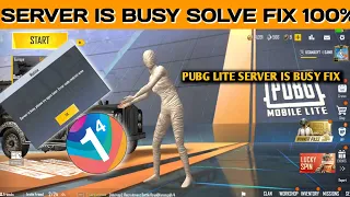 How To Solve Pubg Mobile Lite Server Is Busy Please Try Again Later Problem | pubg lite 😍