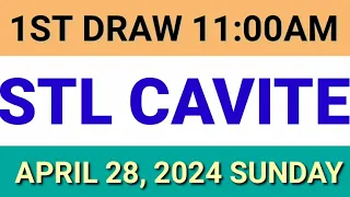 STL - CAVITE April 28, 2024 1ST DRAW RESULT