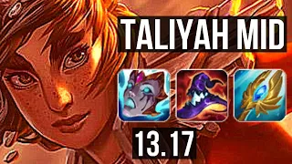 TALIYAH vs AKALI (MID) | 5/0/6, 600+ games, 1.2M mastery | NA Master | 13.17
