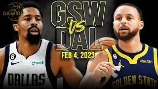 Golden State Warriors vs Dallas Mavericks Full Game Highlights | Feb 4, 2023 | FreeDawkins