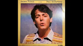 Paul McCartney - Secret Friend (12-Inch Version) - Vinyl recording HD