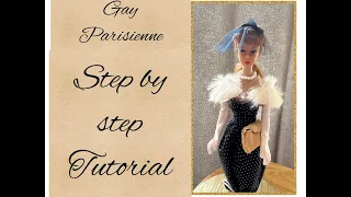 Barbie Gay Parisienne DIY/ step by step tutorial