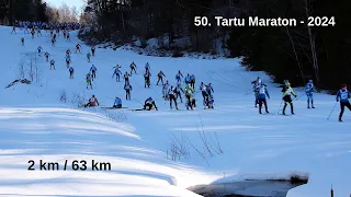 50. Tartu Maraton - Tartu Ski Marathon - 2km point - 2024