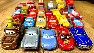 Looking for Disney Pixar Cars: Lightning McQueen, Francesco Bernoulli, Cruz, Sally, Tow Mater, Doc