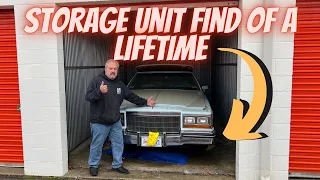 We found a *RARE* ONE OF A KIND Cadillac From the 1980’s in a storage unit Deville Lecab Lecabriolet