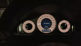 Mercedes-Benz e320 cdi 224hp acceleration 0-140km/h